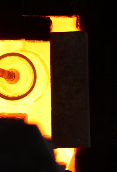 Photophore en verre soufflé